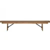 HERCULES Antique Rustic, Solid Pine Folding Farm Bench - 8ft x 12"