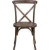 HERCULES Series - Wooden Crossback Chair - Early American