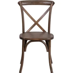 HERCULES Series - Wooden Crossback Chair - Early American
