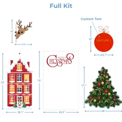 Holiday Town Foam Core Backdrop Kit by PopScene™