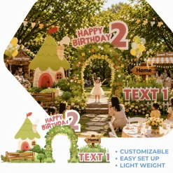 Home Foam Core Birthday Backdrop Kit by PopScene™