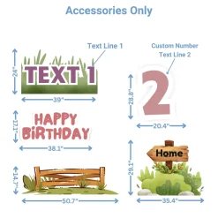 Home Foam Core Birthday Backdrop Kit by PopScene™