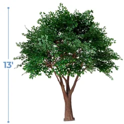 HUGE 13ft Fake Green Fig Tree - 60 Interchangeable Branches! | ModTree™ Collection