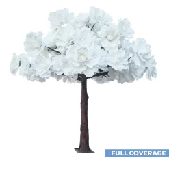 Huge 13ft Tall Luxe Artificia Tree - White Jumbo Flowers | ModTree™ Collection
