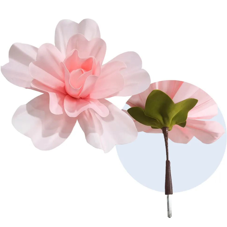 Huge 13ft Tall Luxe Artificia Tree — White & Pink Jumbo Flowers | ModTree™ Collection