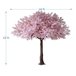 HUGE LUXE 13ft Fake Blush Hydrangea Bloom Tree - 150 Interchangeable Branches! | ModTree™ Collection