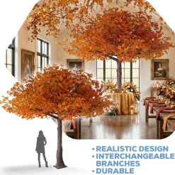 HUGE LUXE 13ft Fake Fall Autumn Leaf Tree - 150 Interchangeable Branches! | ModTree™ Collection