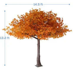 HUGE LUXE 13ft Fake Fall Autumn Leaf Tree - 150 Interchangeable Branches! | ModTree™ Collection