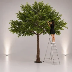 HUGE LUXE 13ft Fake Green Fig Tree - 150 Interchangeable Branches! | ModTree™ Collection