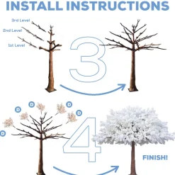 HUGE LUXE 13ft Fake Green Fig Tree - 150 Interchangeable Branches! | ModTree™ Collection