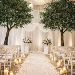HUGE LUXE 13ft Fake Green Fig Tree - 150 Interchangeable Branches! | ModTree™ Collection
