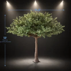HUGE LUXE 13ft Fake Olive Leaf Tree - 150 Interchangeable Branches! | ModTree™ Collection
