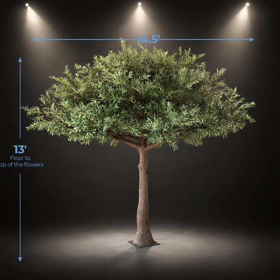 HUGE LUXE 13ft Fake Olive Leaf Tree - 150 Interchangeable Branches! | ModTree™ Collection