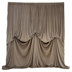 14'H x 12'W Lavish Velvet Dramatic Drape Pre Sewn Backdrop Kit - Select your Color