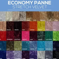 14'H x 12'W Panne Velvet Dramatic Drape Pre Sewn Backdrop Kit - Select your Color