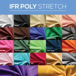 10'H x 12'W Poly Stretch Dramatic Drape Pre Sewn Backdrop Kit - Select your Color