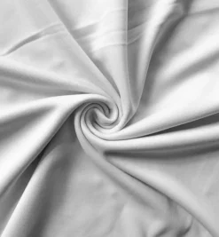 *IFR* Poly Stretch / Scuba Cloth Drape Panel w/ Sewn Rod Pocket (IFR) - White