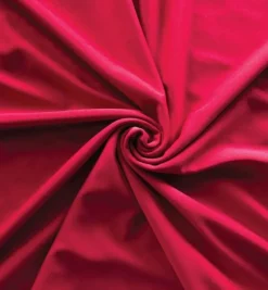 *IFR* Poly Stretch / Scuba Cloth Drape Panel w/ Sewn Rod Pocket (IFR) - Red