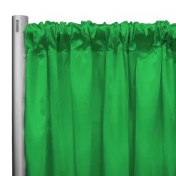 *IFR* 60" Wide Elite Taffeta Drape Panel by Eastern Mills w/ 4" Sewn Rod Pocket - Kelly