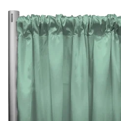 *IFR* 60" Wide Elite Taffeta Drape Panel by Eastern Mills w/ 4" Sewn Rod Pocket - Pistachio