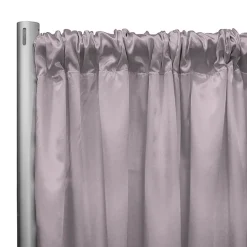 *IFR* 60" Wide Elite Taffeta Drape Panel by Eastern Mills w/ 4" Sewn Rod Pocket - Romantic Pink