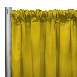 *IFR* 60" Wide Elite Taffeta Drape Panel by Eastern Mills w/ 4" Sewn Rod Pocket - Sunshine