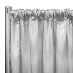 *IFR* 60" Wide Elite Taffeta Drape Panel by Eastern Mills w/ 4" Sewn Rod Pocket - Ivory