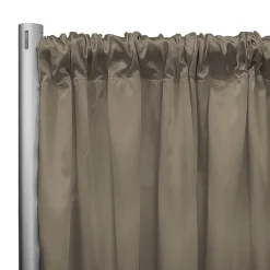 *IFR* 60" Wide Elite Taffeta Drape Panel by Eastern Mills w/ 4" Sewn Rod Pocket - Old Linen