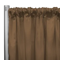 *IFR* 60" Wide Elite Taffeta Drape Panel by Eastern Mills w/ 4" Sewn Rod Pocket - Peanut