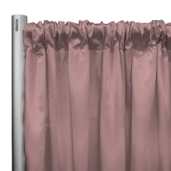*IFR* 60" Wide Elite Taffeta Drape Panel by Eastern Mills w/ 4" Sewn Rod Pocket - Russ Pink