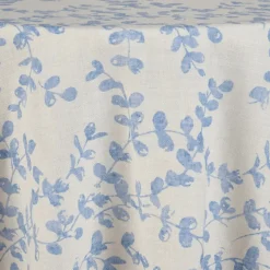 Indigo Portofino Jacquard Tablecloth - Multiple Size Options