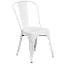 Indoor / Outdoor Stacking Chair - Snow