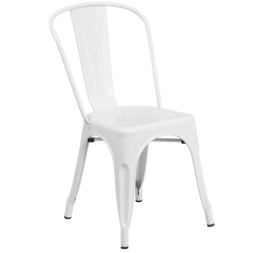 Indoor / Outdoor Stacking Chair - Snow