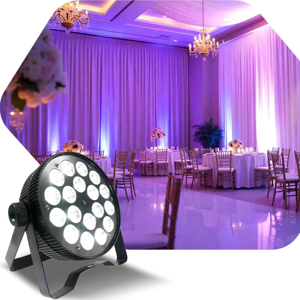 4 in 1 RGBW SlimPar LED Q18