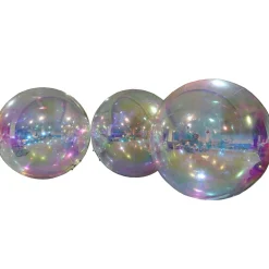 Iridescent Giant Inflatable Mirror Ball Sphere – Maxorb™ Reflective Ceiling Event Decor – Commercial Installation Sizes