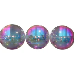 Iridescent Giant Inflatable Mirror Ball Sphere – Maxorb™ Reflective Ceiling Event Decor – Commercial Installation Sizes