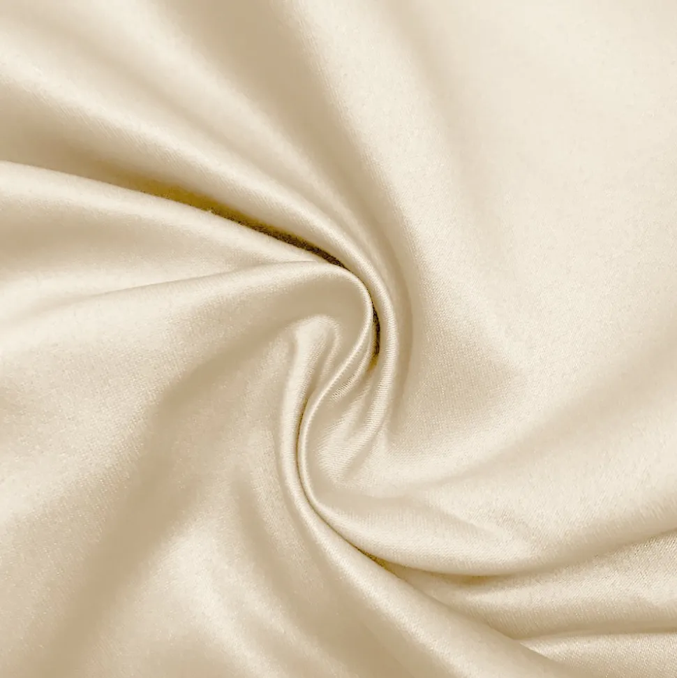 IVORY - Deco Satin Tablecloth by Eastern Mills - Size Options