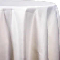 Ivory - Lamour Matte Satin "Satinessa" Tablecloth - Many Size Options