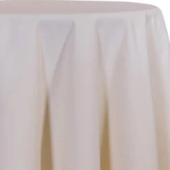 Ivory - Spun Polyester “Feels Like Cotton” Tablecloth - Many Size Options