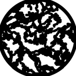 Jagged Moonlight Thick - Stock Gobo for Gobo Light Projectors - Choose your size!
