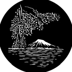 Japan - Stock Gobo for Gobo Light Projectors - Choose your size!