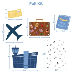 Jet Setter Foam Core Backdrop Kit by PopScene™