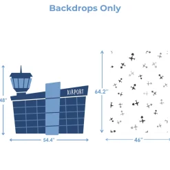 Jet Setter Foam Core Backdrop Kit by PopScene™