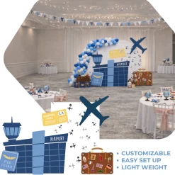 Jet Setter Foam Core Backdrop Kit by PopScene™