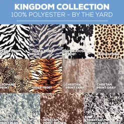 Kingdom Collection - 100% Polyester - By The Yard - 57" Width
