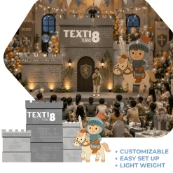 Knights & Castles Foam Core Birthday Backdrop Kit by PopScene™
