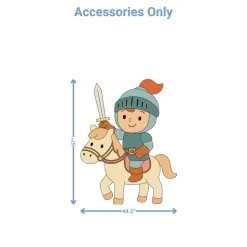 Knights & Castles Foam Core Birthday Backdrop Kit by PopScene™