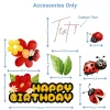 Ladybug Garden Foam Core Birthday Backdrop Kit by PopScene™