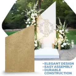 Large Angled Arch Collapsing Chiara Wall Panel - Right Leaning - Select Your Size!
