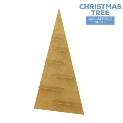 Large Collapsible Christmas Tree with Shelves - Select Your Size!